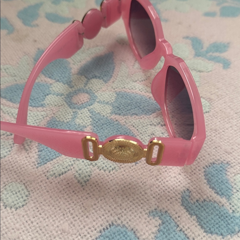 *NEW* PINK PEARL Fashion Designer-Style Monogram Sunglasses NEW - Picture 4 of 4